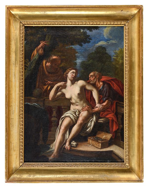 SUSANNA E I VECCHIONI DI PITTORE VENETO DEL SEICENTO