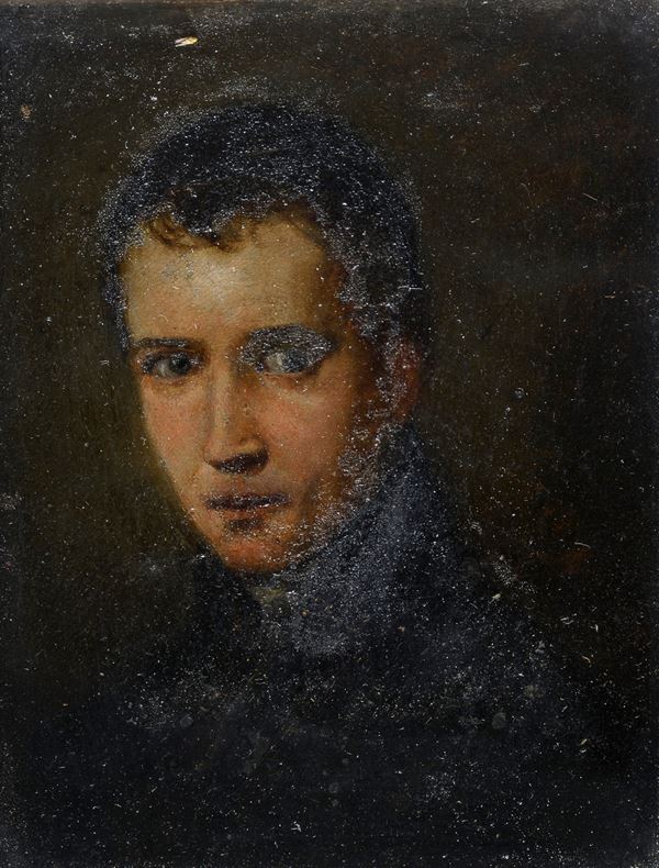 DIPINTO RITRATTO MASCHILE DI PITTORE OLANDESE