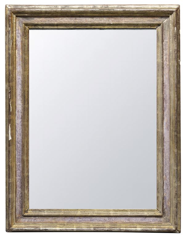 SPECCHIERA IN LEGNO LACCATO, STILE SETTECENTESCO