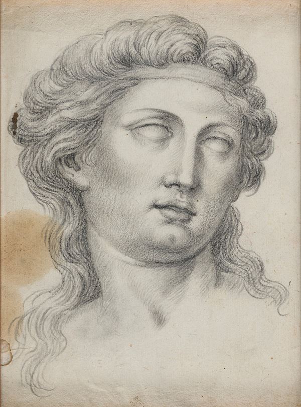 DISEGNO NEOCLASSICO VOLTO DI DIANA