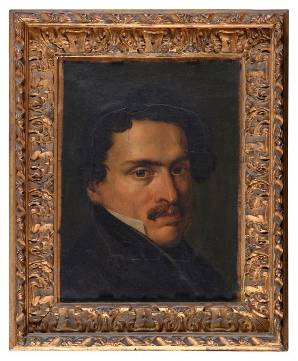 RITRATTO MASCHILE DI PITTORE INIZIO XIX SECOLO