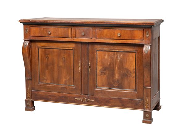 CREDENZA IN NOCE, VENETO PERIODO IMPERO
