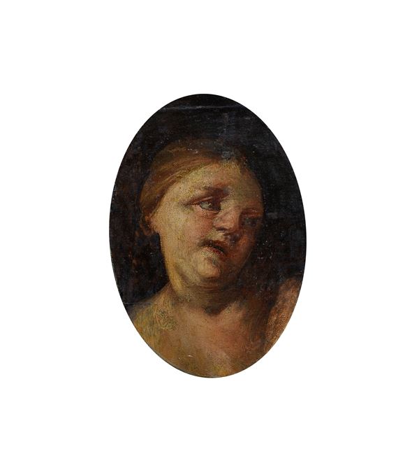 VOLTO DI FANCIULLO DI PITTORE ITALIA CENTRALE