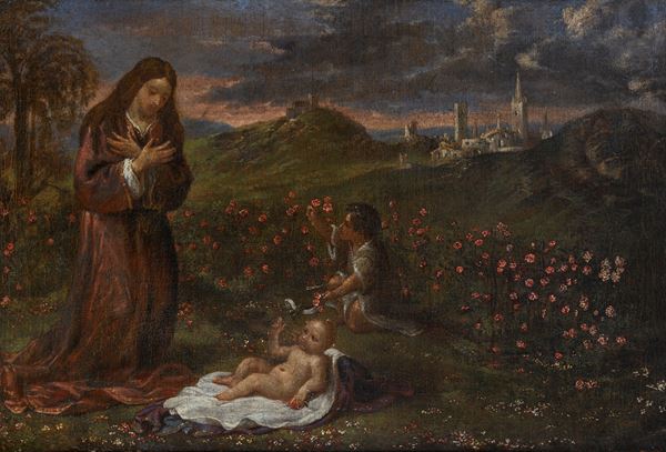 LA MODONNA DELLE ROSE DI SEGUACE DI DOSSO DOSSI