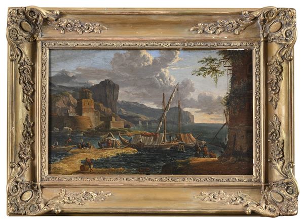 VEDUTA PORTUALE DI SEGUACE DI SEGUACE DI CARLO BONAVIA