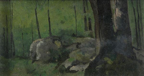 DIPINTOP SU TAVOLA BOSCO