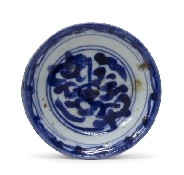PIATTINO IN PORCELLANA, CINA XVIII SECOLO