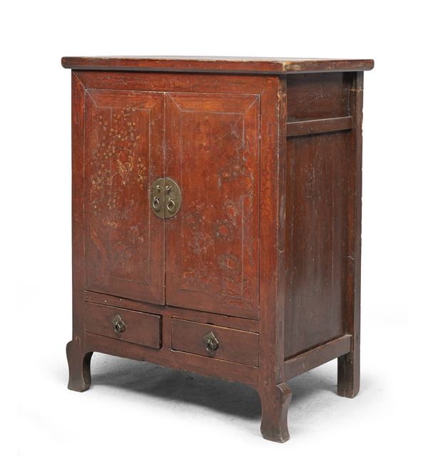 CREDENZA IN MOGANO ORIENTALE, CINA INIZIO XX SECOLO