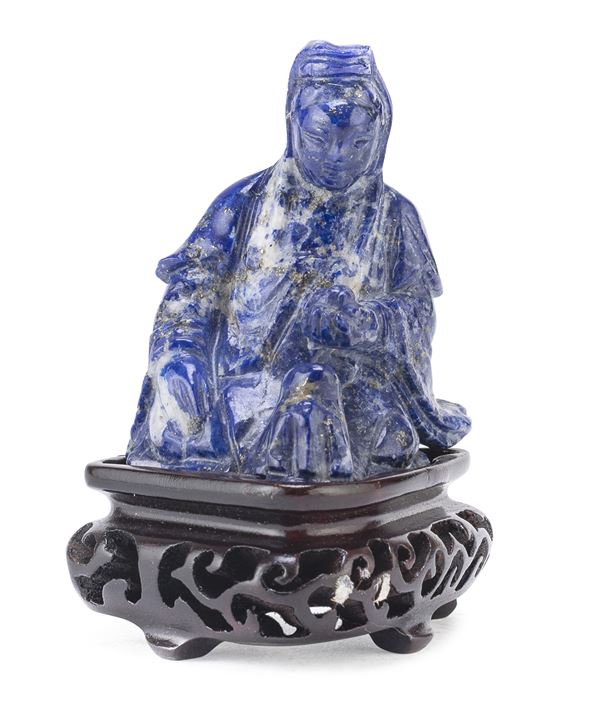 SCULTURA IN LAPISLAZZULI, CINA