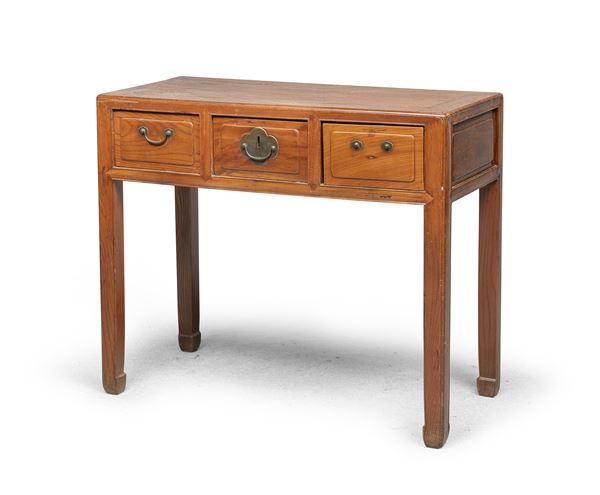 SCRIVANIA IN LEGNO DI YUMO, CINA METÁ XX SECOLO