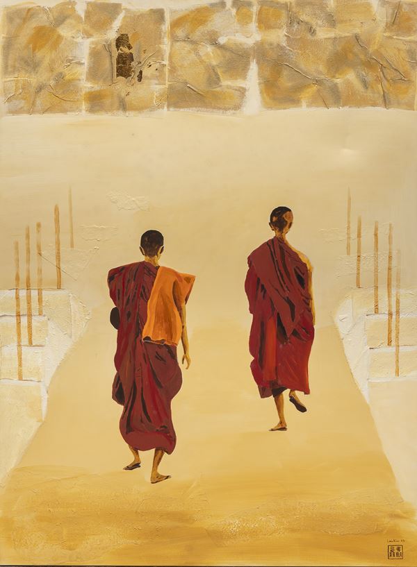 DIPINTO MANDALAY HILL DI PITTORE TAILANDESE