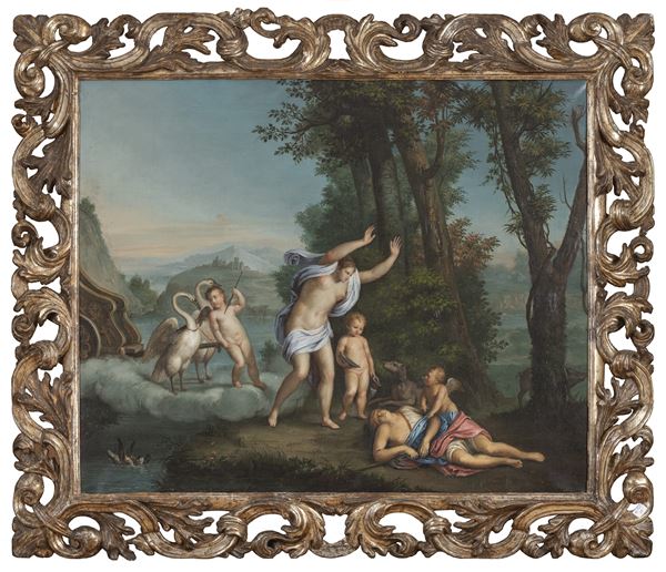LA MORTE DI ADONE DI SEGUACE DEL DOMENICHINO