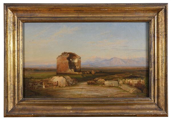 DIPINTO LA TORRE DE' SCHIAVI DI THOMAS HIRAM HOTCHKISS