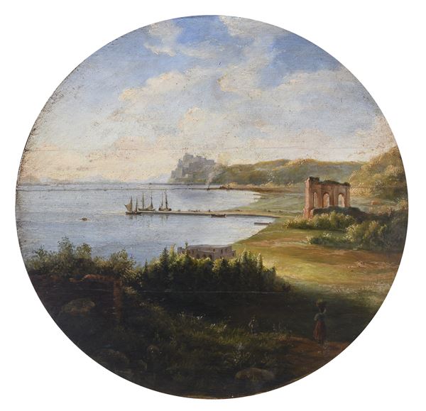 DIPINTO GOLFO DI ANTONIO SMINCK PITLOO