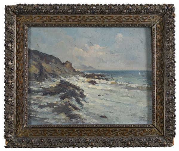 DIPINTO COSTIERA DI MARIO AVALLONE