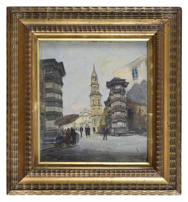 SCORCIO URBANO CON PASSANTI DI MICHELE DE SIMONE