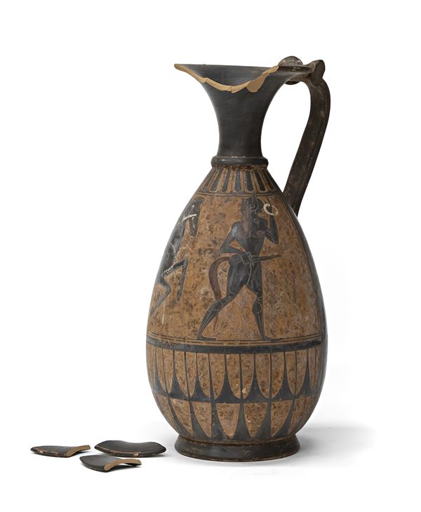 LEKYTHOS A FIGURE NERE, XX SECOLO
