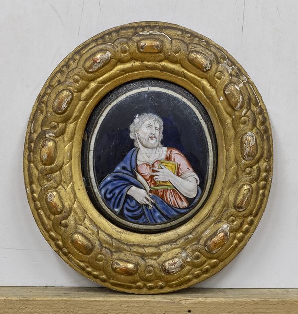 OVALE IN SMALTO, LIMOGES INIZI XVIII SECOLO