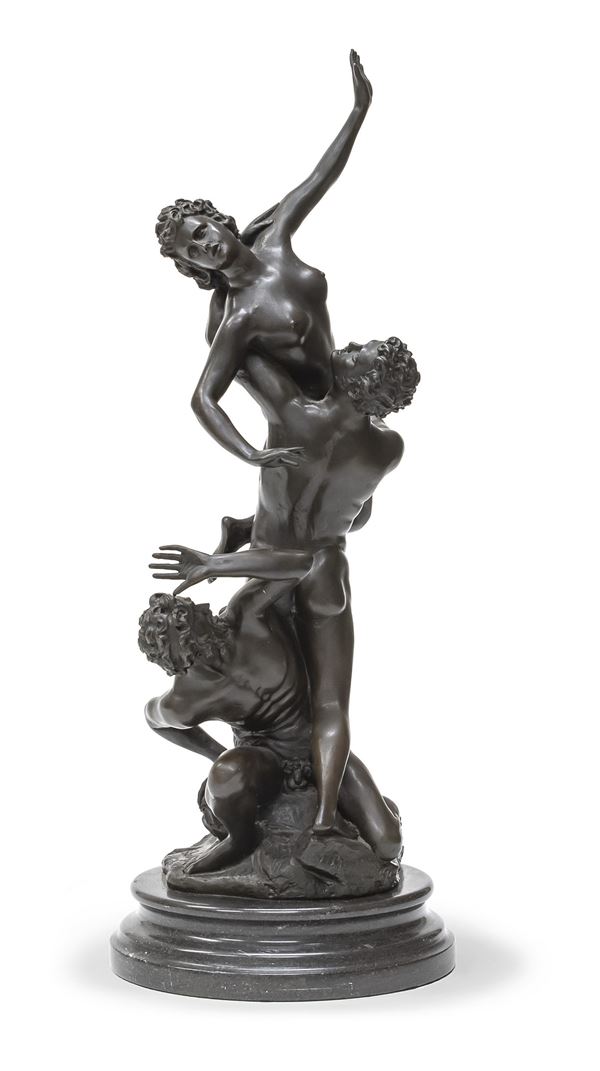 BRONZO RATTO DI PROSERPINA, DAL GIANBOLOGNA