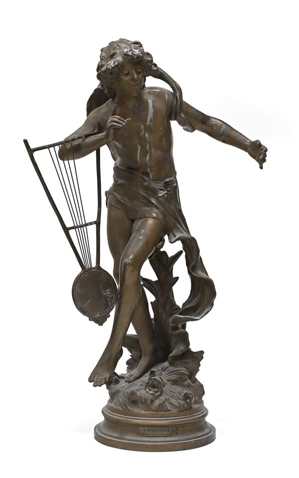 SCULTURA L'IMPROVVISATORE, DA MOREAU