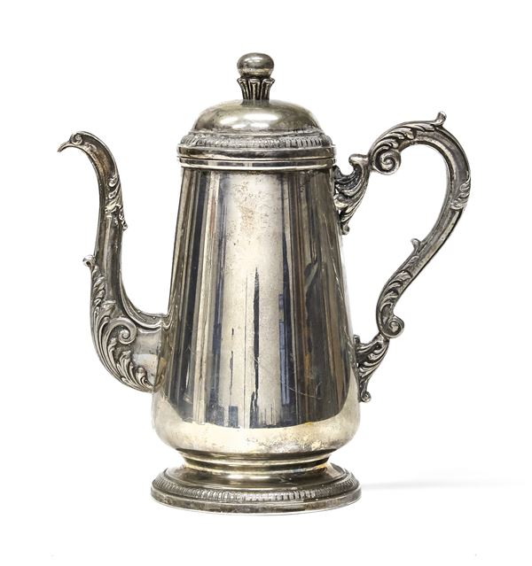 CAFFETTIERA IN ARGENTO, ITALIA INIZI XX SECOLO