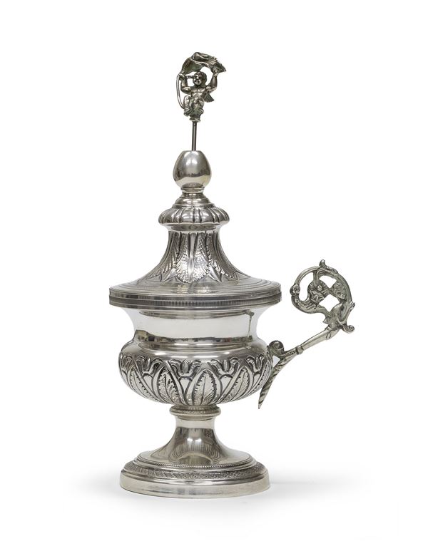 STOPPINIERA IN ARGENTO, NAPOLI 1830/1840