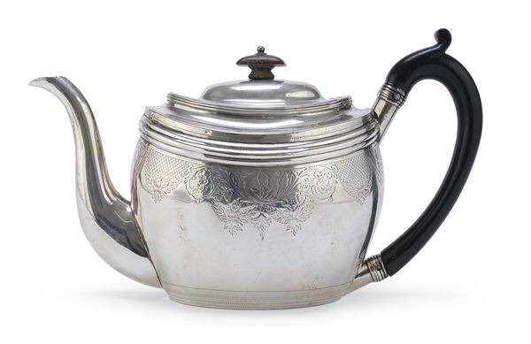 TEIERA IN ARGENTO, PUNZONE LONDRA 1803