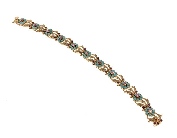 BRACCIALE CON TURCHESI