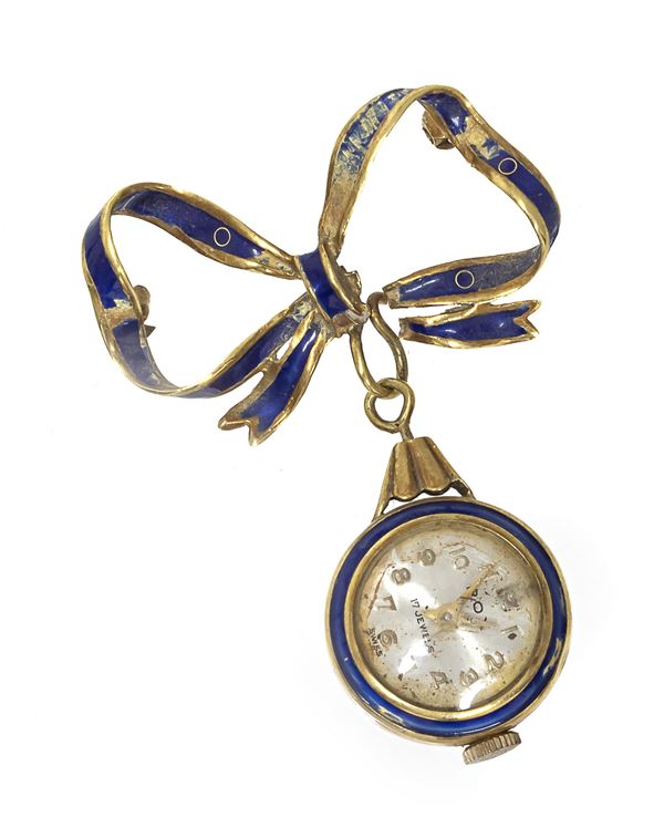 SPILLETTA CON OROLOGIO