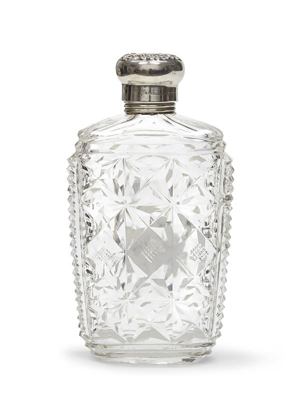 PORTA PROFUMO IN CRISTALLO E ARGENTO, STERLING