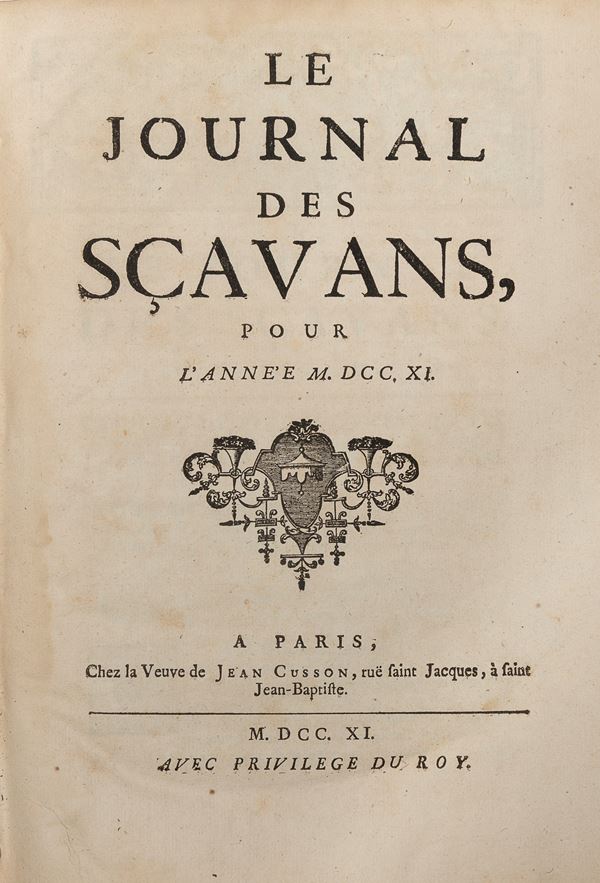 VOLUME GIORNALE DEL 1711
