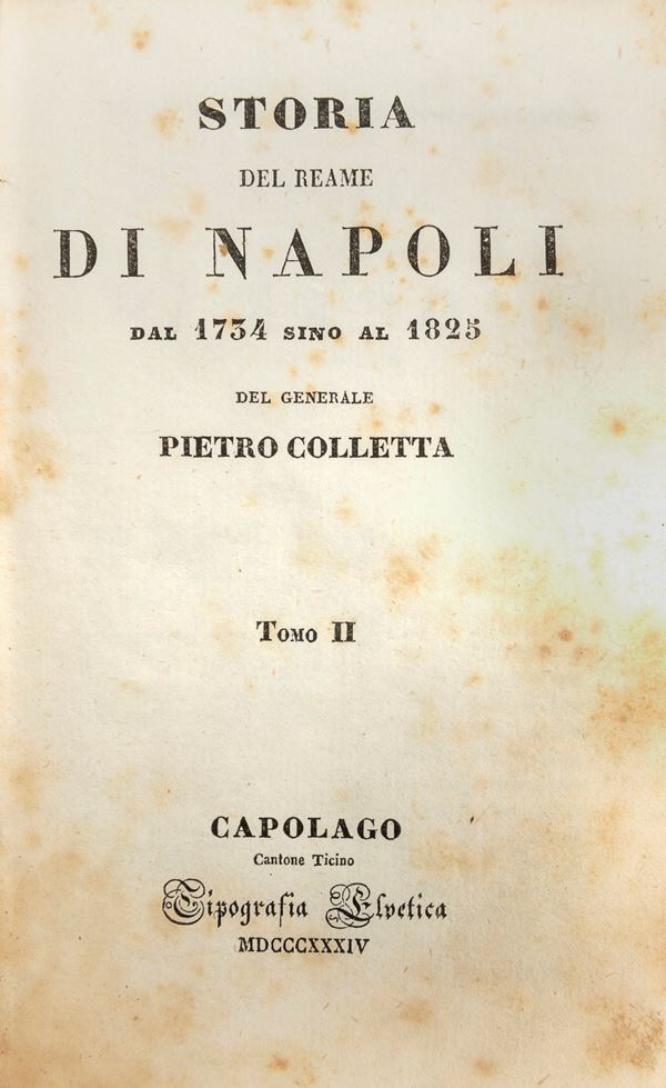 SEI VOLUMI STORIA DI NAPOLI