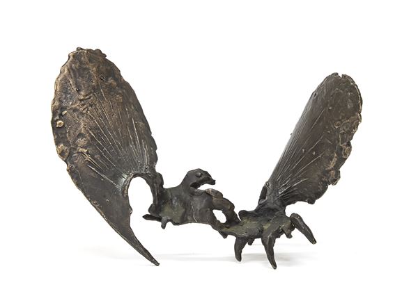 SCULTURA IN BRONZO DI QUINTO GHERMANDI