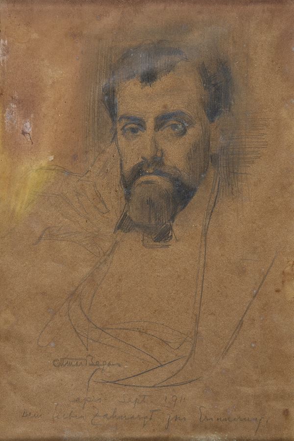 DISEGNO RITRATTO DI OTTMAR BEGAS, 1911