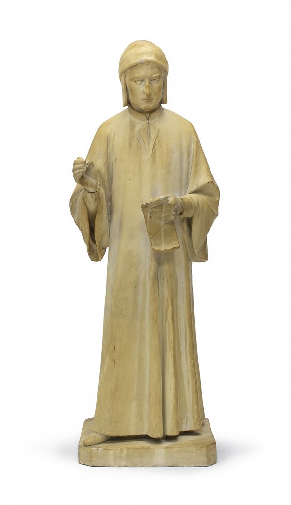SCULTURA DANTE ALIGHIERI DI AMALIA DUPRÉ, 1907