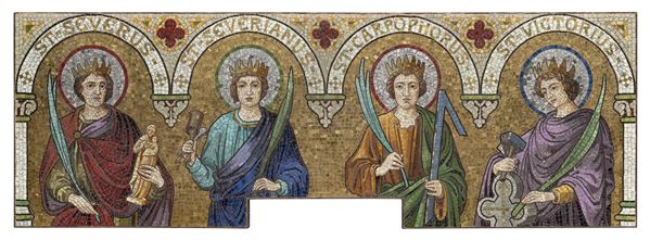 MOSAICO STILE BIZANTINO, RUSSIA INIZI XX SECOLO