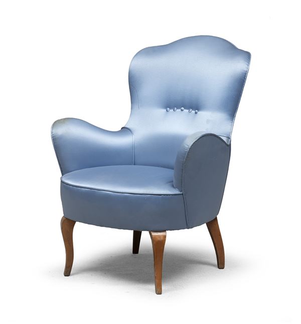 POLTRONCINA TAPPEZZATA, ANNI '50
