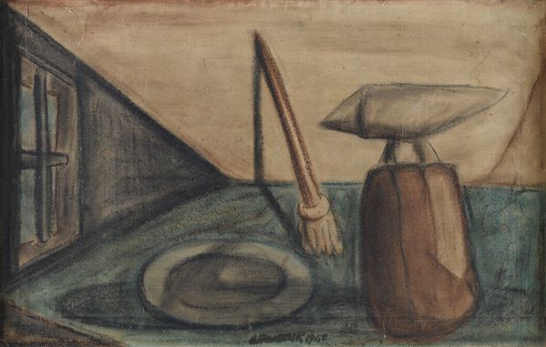 PASTELLO NATURA MORTA, 1950