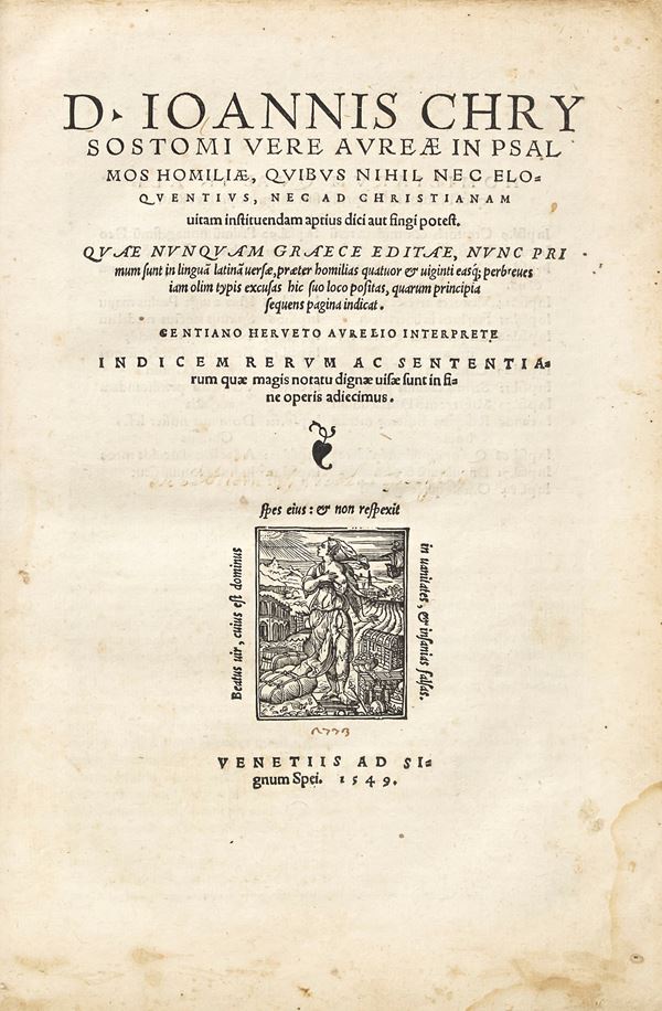 DUE VOLUMI TEOLOGIA, 1549