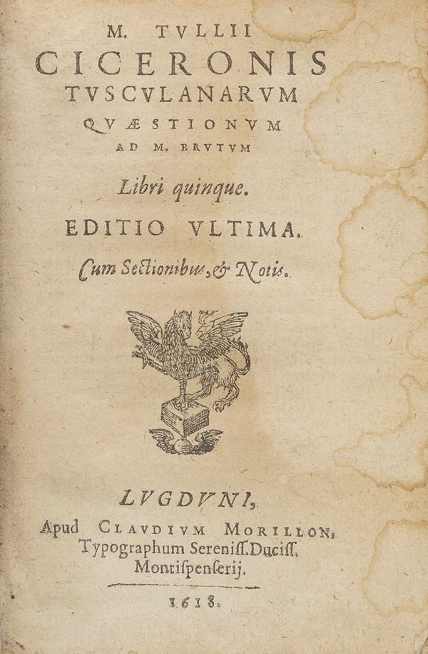 VOLUMETTO CICERONE LUGDUNI