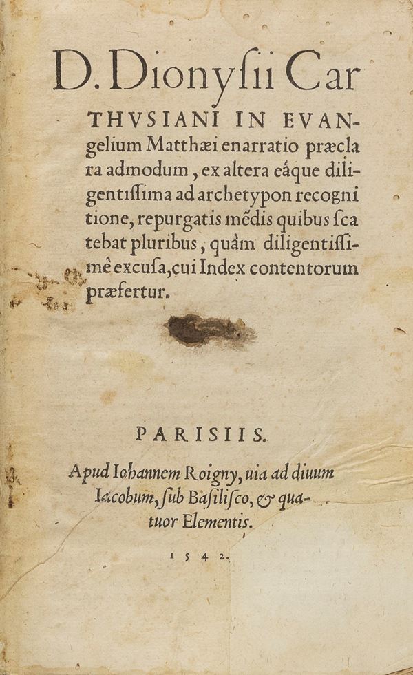 DUE VOLUMI TEOLOGIA CINQUECENTESCA