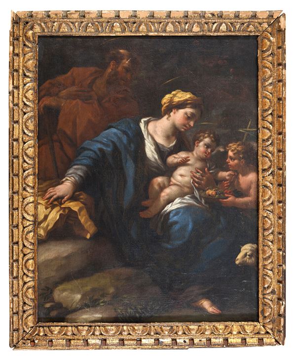 DIPINTO SACRA FAMIGLIA DI LUCA GIORDANO