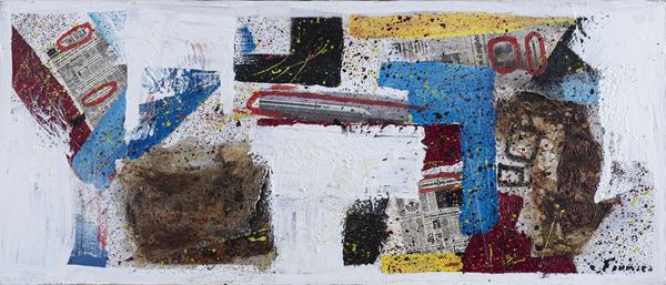 TECNICA MISTA E COLLAGE DI FRANCO FIUMARA