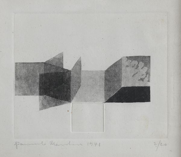INCISIONE DI GIANCARLO MARCHESE, 1971
