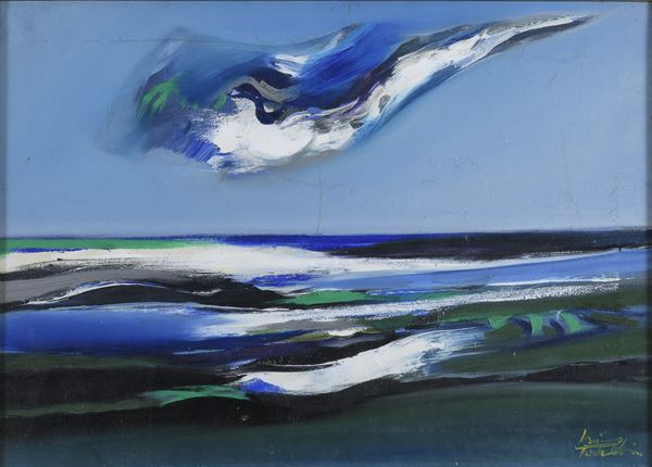 DIPINTO PAESAGGIO DI LINO TARDIA