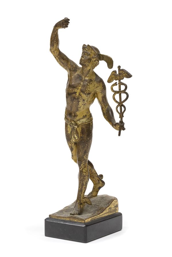 BRONZETTO MERCURIO DI SCULTORE NEOCLASSICO