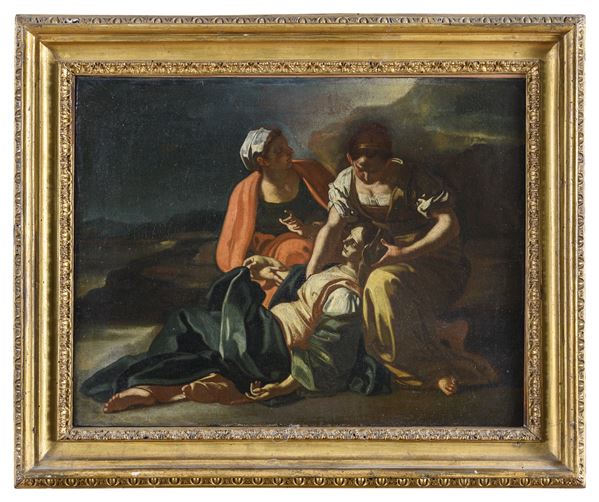 LA MORTE DI CLEOPATRA DI PITTORE NAPOLETANO DEL XVIII SECOLO