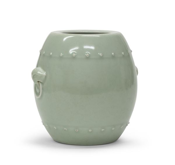 VASO IN PORCELLANA CELADON, CINA INIZI XX SECOLO