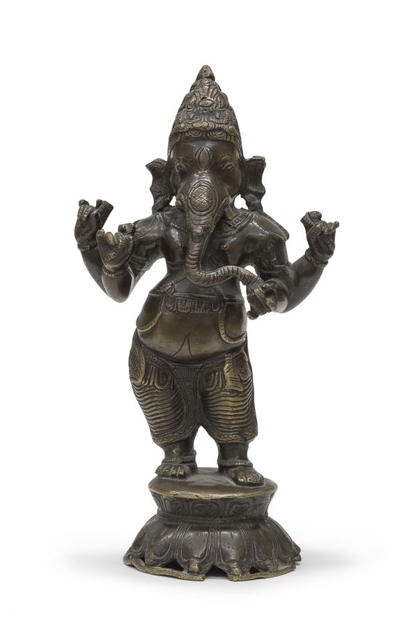 BRONZO GANESH, INDIA INIZI XX SECOLO