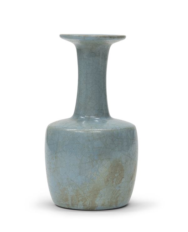 VASO IN CERAMICA TURCHESE, CINA FINE XVIII SECOLO